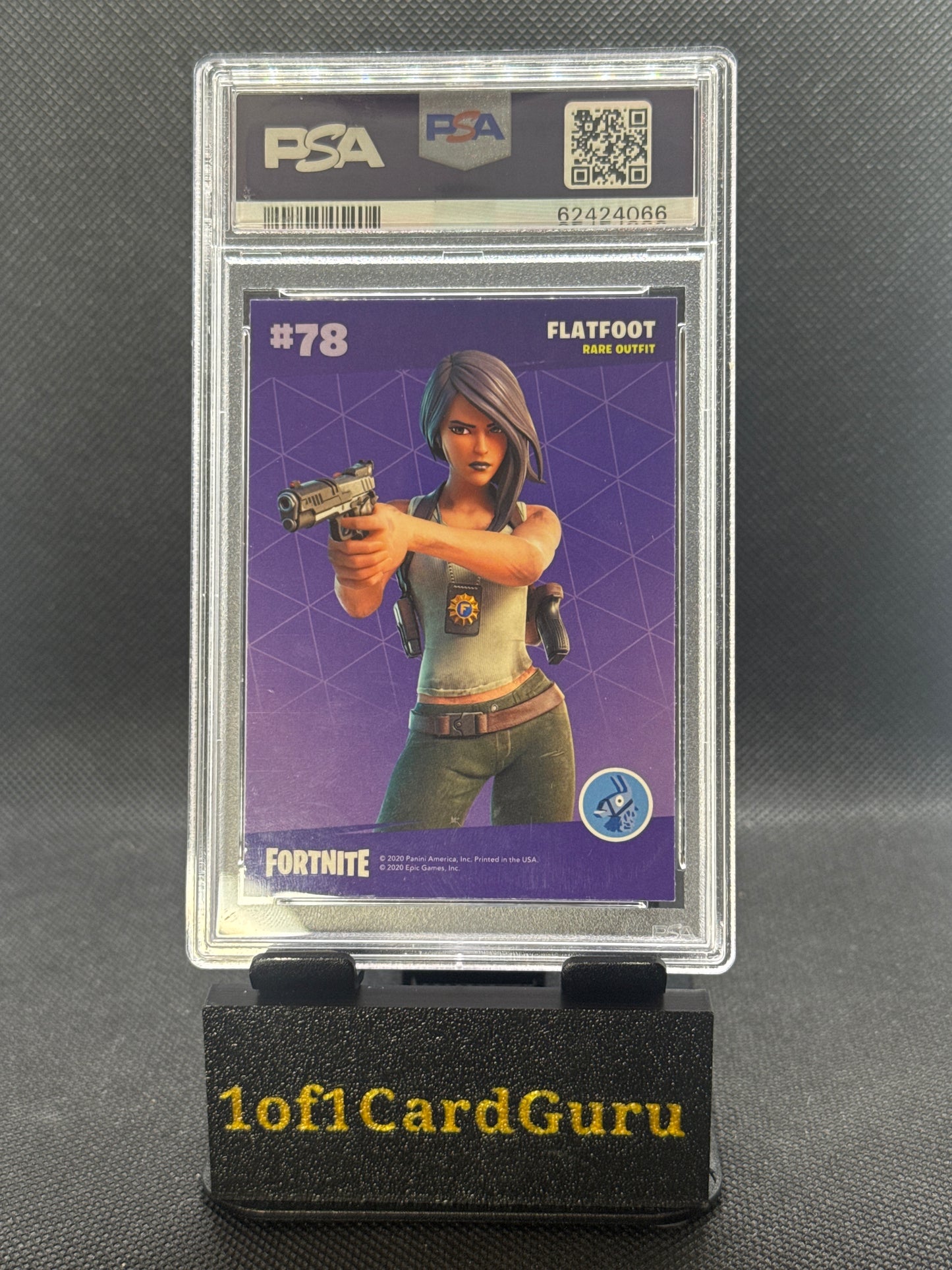 2020 Panini Fortnite Flatfoot Hologram #78 PSA 10