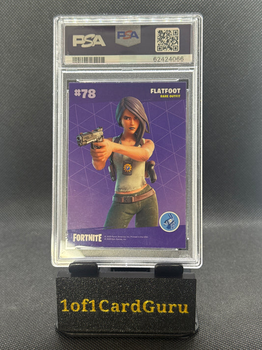 2020 Panini Fortnite Flatfoot Hologram #78 PSA 10