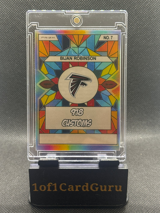 2025 Bijan Robinson #7 Stained Glass/Cracked Ice