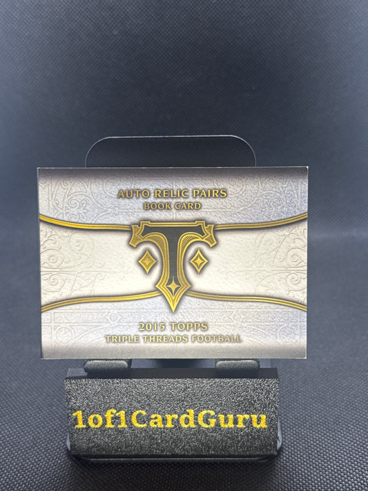 Melvin Gordon and Todd Gurley Auto/Patch Booklet