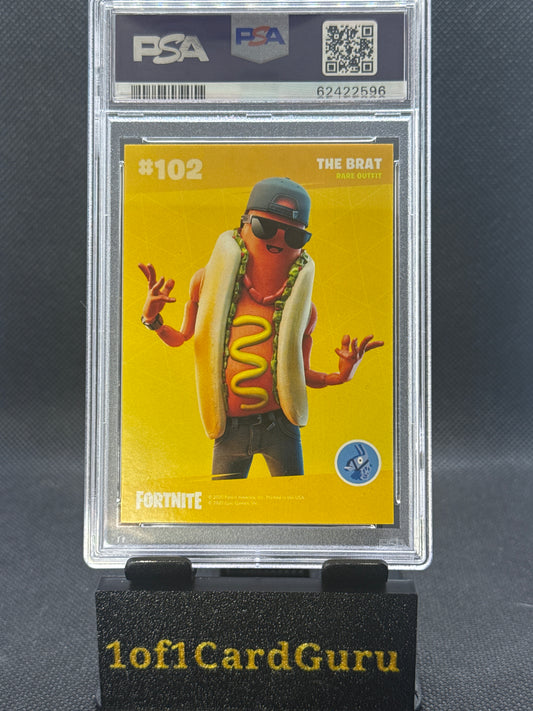 2020 Panini Fortnite The Brat #102 PSA 10