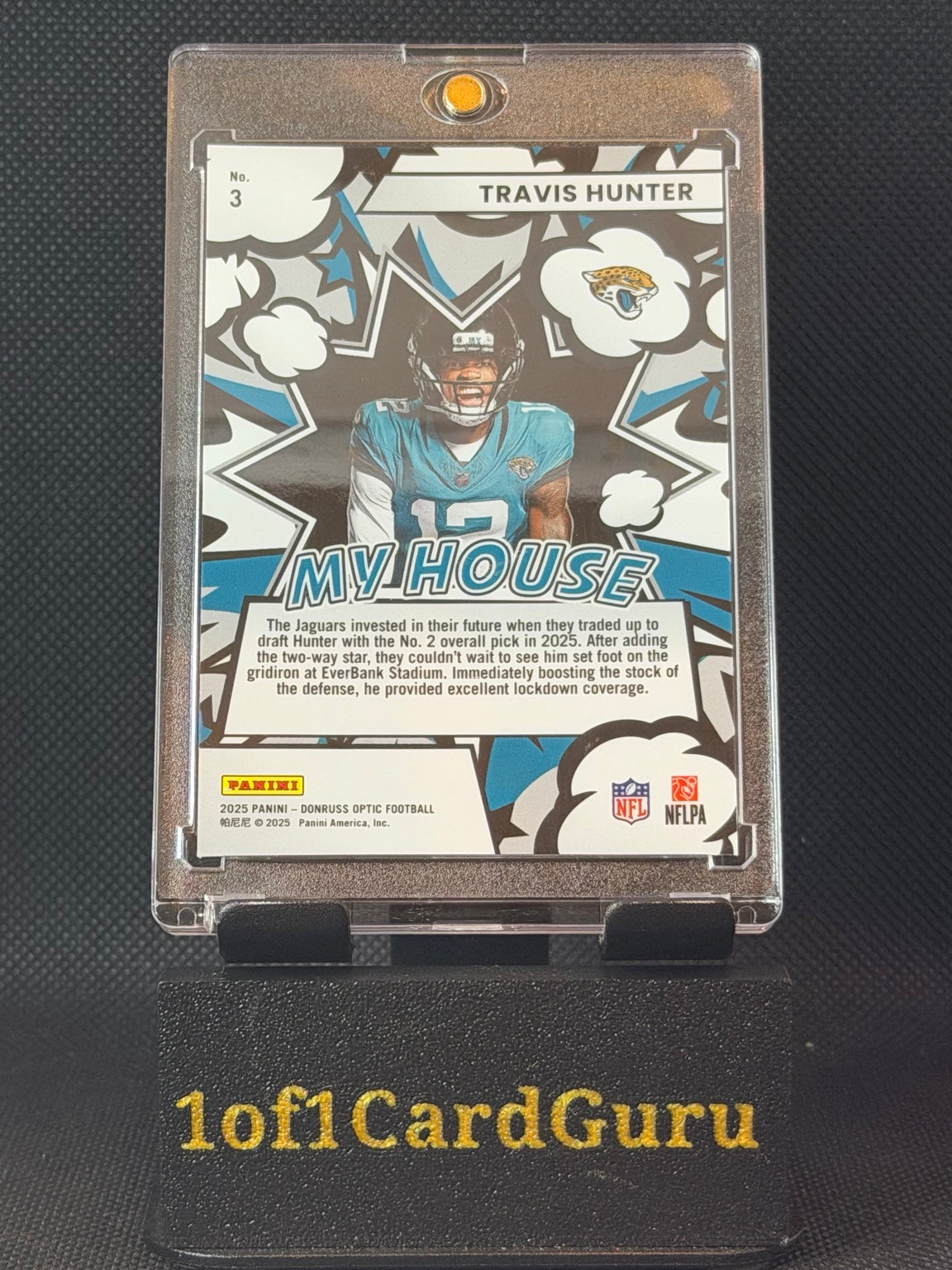 2025 Donruss Optic My House Travis Hunter RC #3