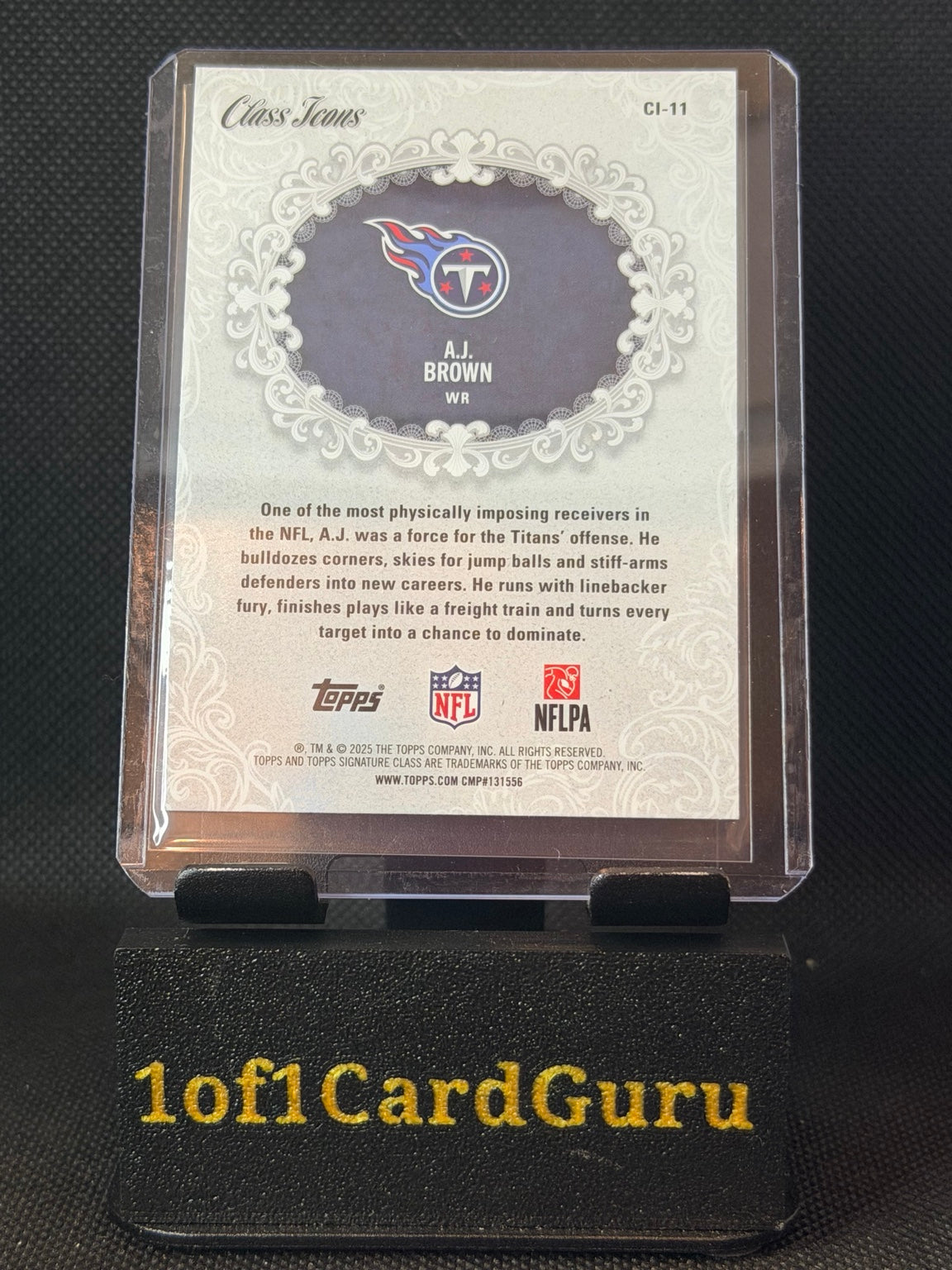2025 Topps Signature Class Class Icons A.J. Brown #CI-11