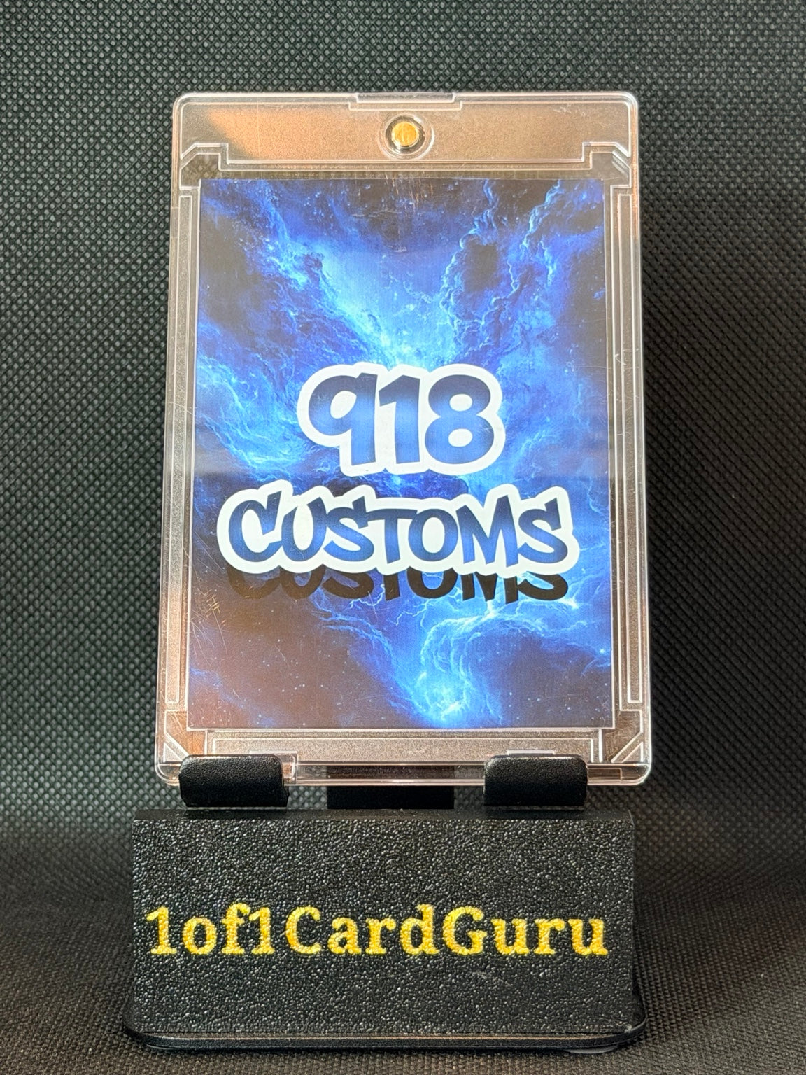 Jayden Daniels Downtown-Style Holographic Custom Art Card — 918 Customs — back