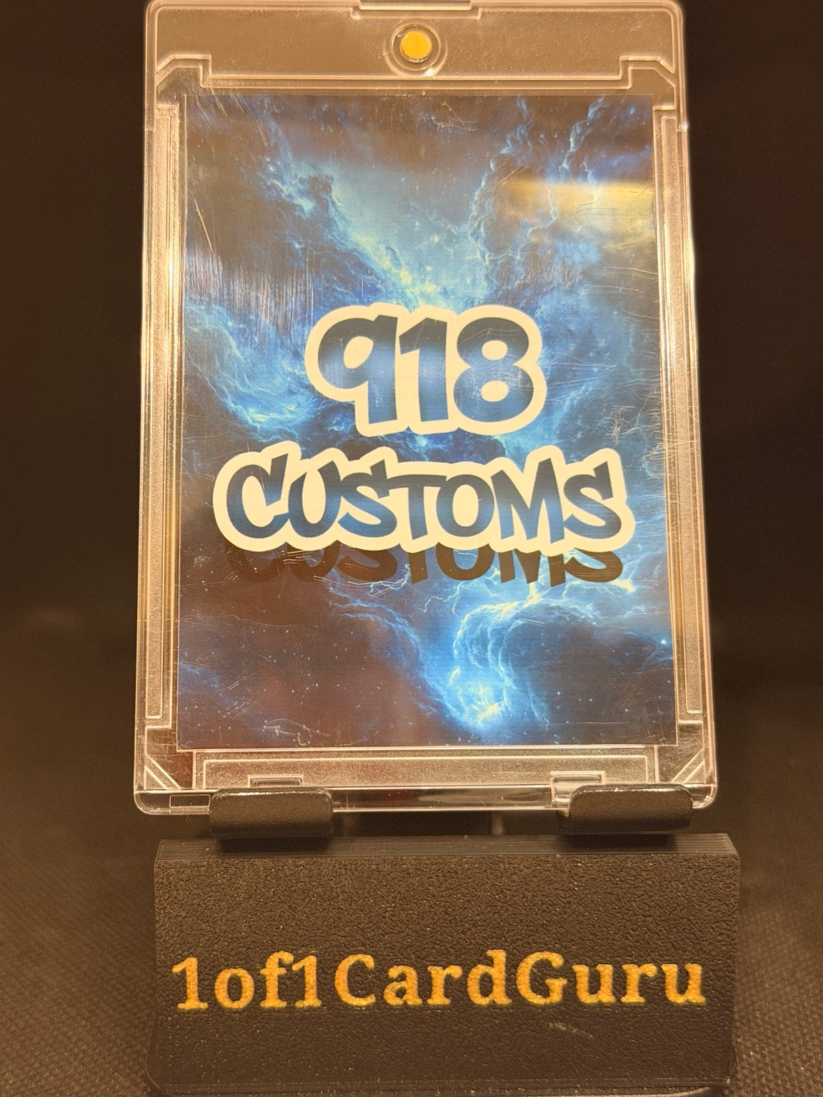 Chet Holmgren Gold Kaboom-Style Custom Card – 918 Customs — back