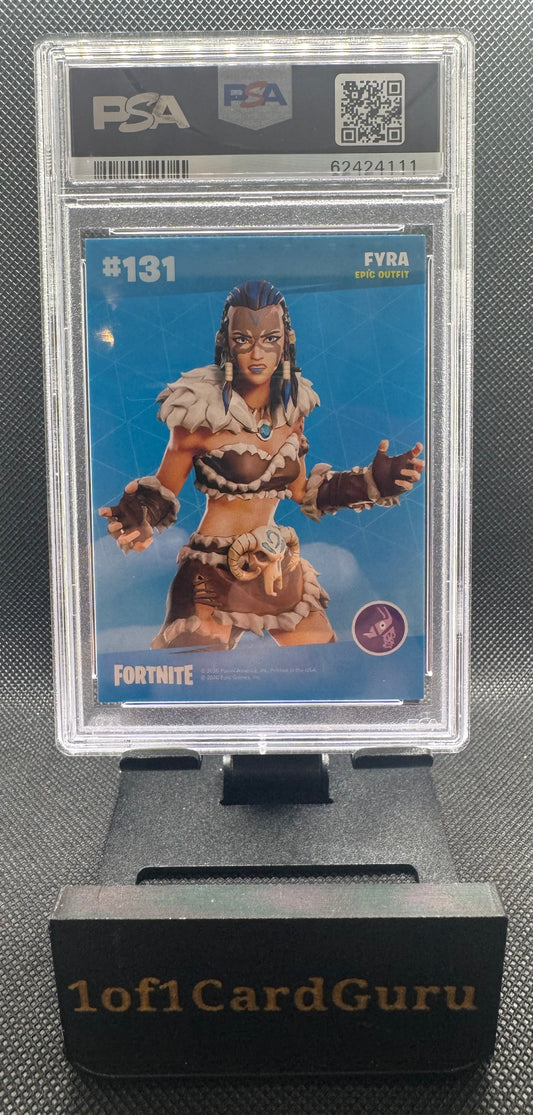 2020 Panini Fortnite Fyra #131 PSA 10