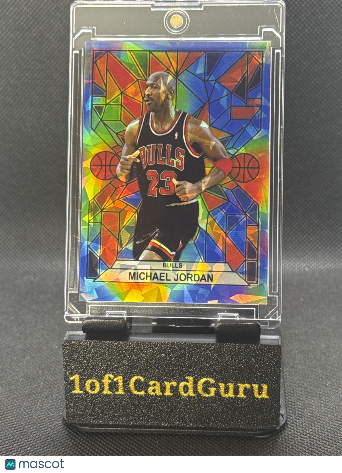 Michael Jordan stained glass custom