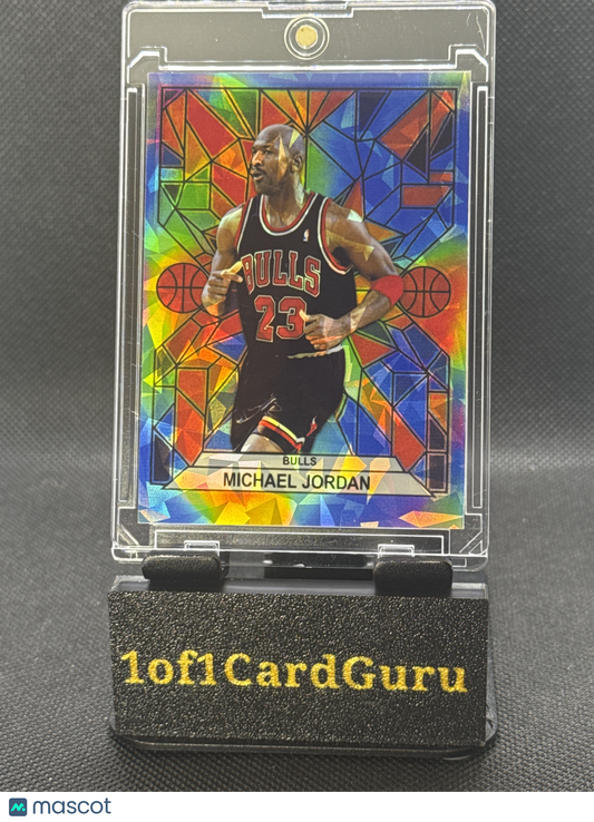 Michael Jordan stained glass custom