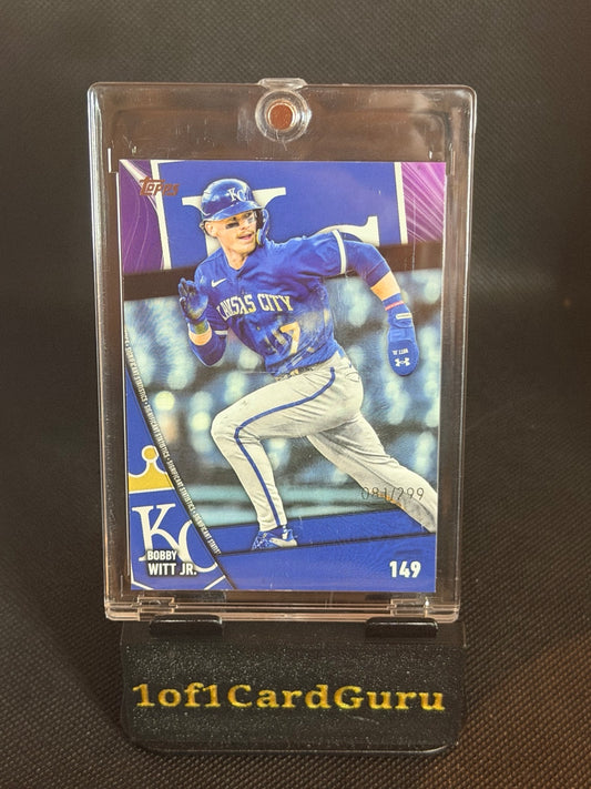 2024 Topps Significant Statistics Bobby Witt Jr. #SS-21 Black /299 front