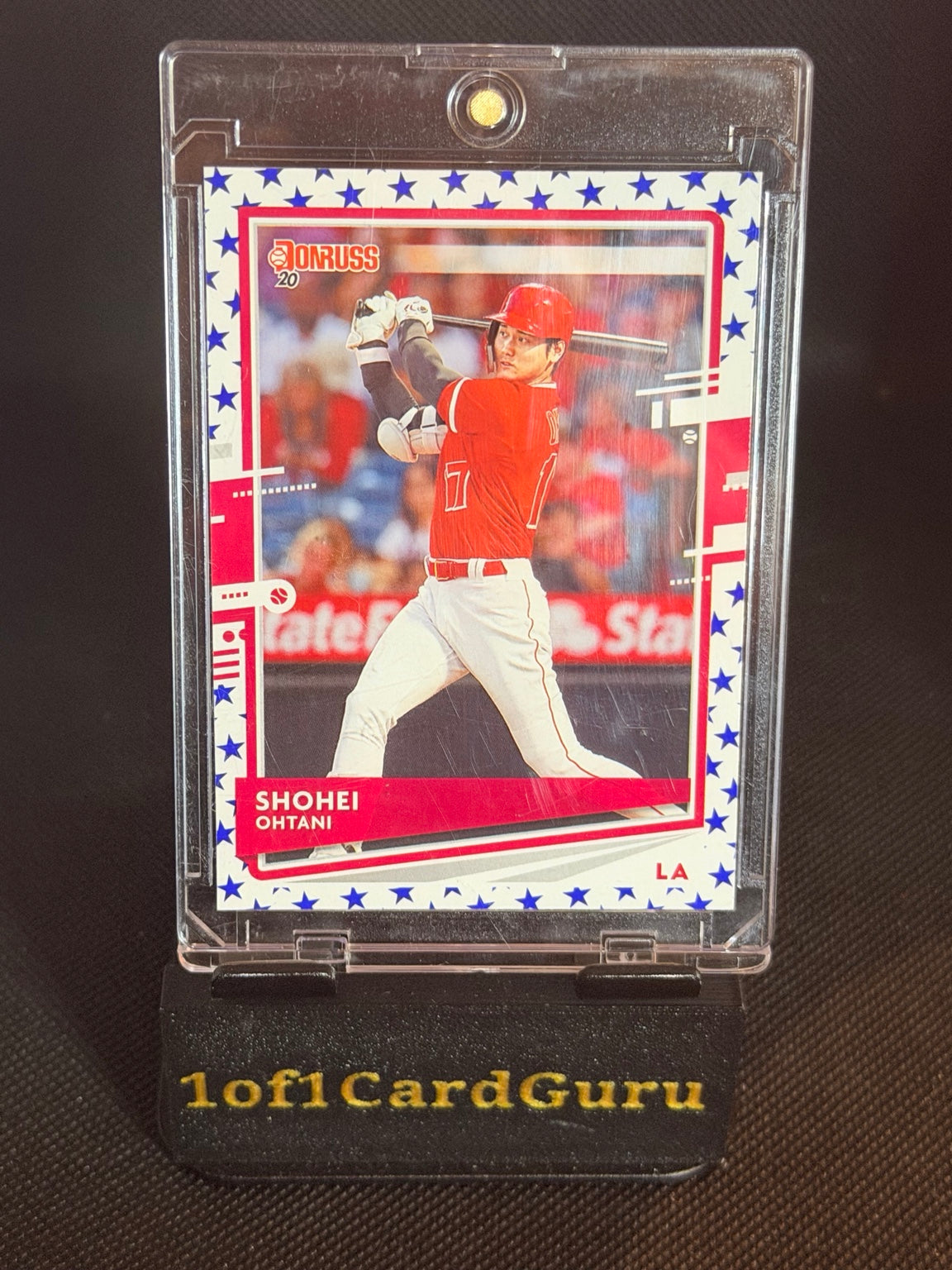 2020 Donruss Shohei Ohtani #94 Independence Day Stars Border front