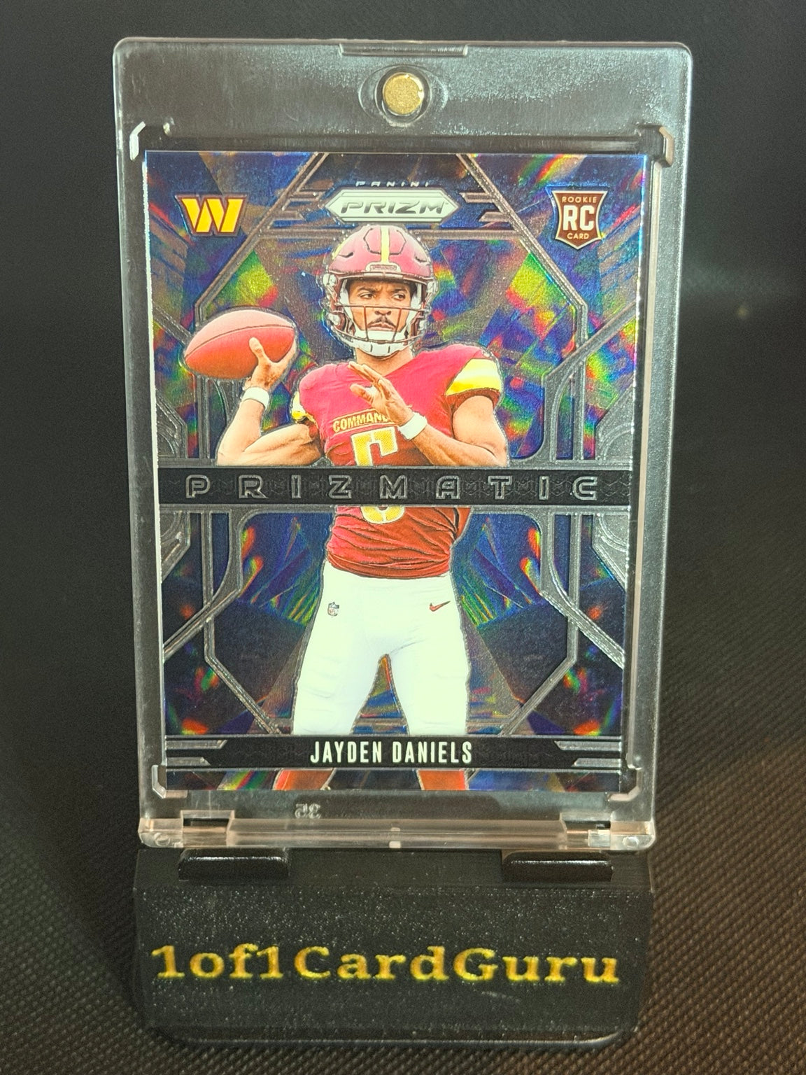 2024 Panini Prizm Prizmatic Jayden Daniels Rookie #3 photo 1