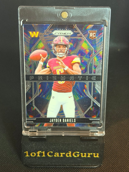 2024 Panini Prizm Prizmatic Jayden Daniels Rookie #3 photo 1