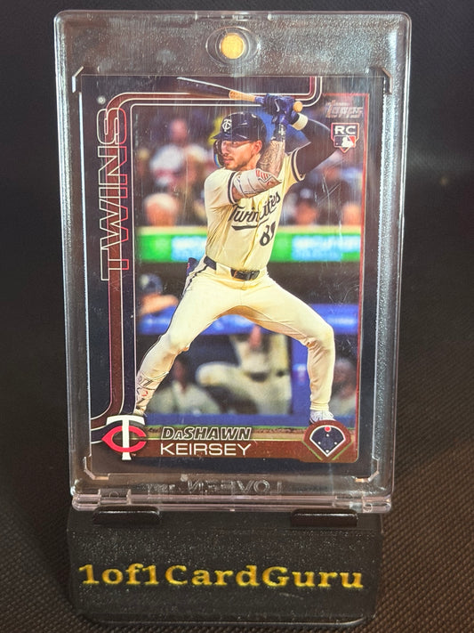 2025 Topps Series 2 DaShawn Keirsey Jr. #605 Rookie Card front