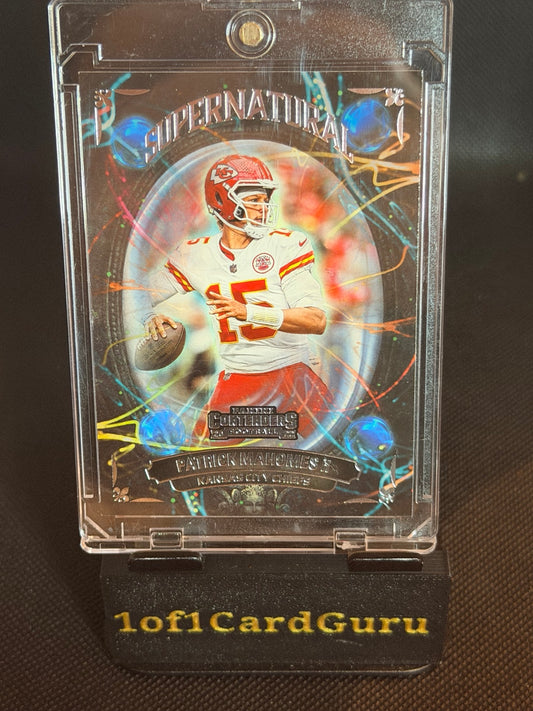 2022 Panini Contenders Patrick Mahomes II Supernatural #SN-PMA front