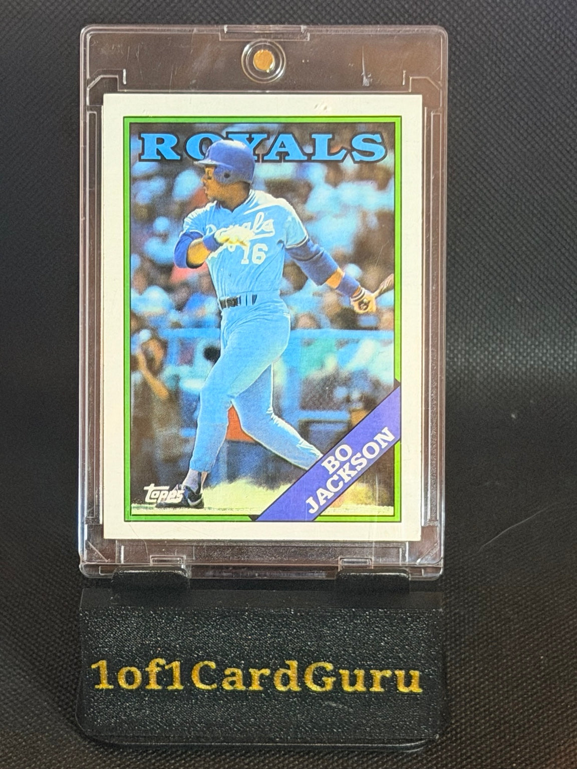 1988 Topps Bo Jackson #750 Kansas City Royals front