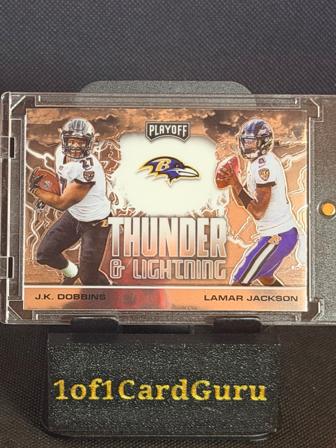 Front 2020 Playoff Thunder and Lightning Dobbins Jackson TL-1