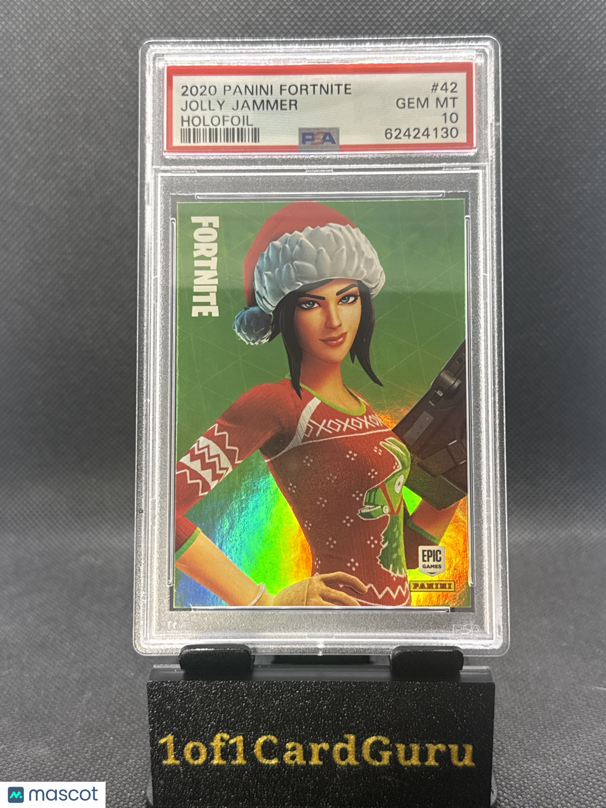 2020 Panini Fortnite Jolly Jammer Hologram #42 PSA 10