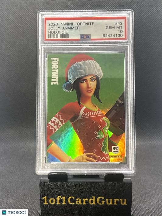 2020 Panini Fortnite Jolly Jammer Hologram #42 PSA 10