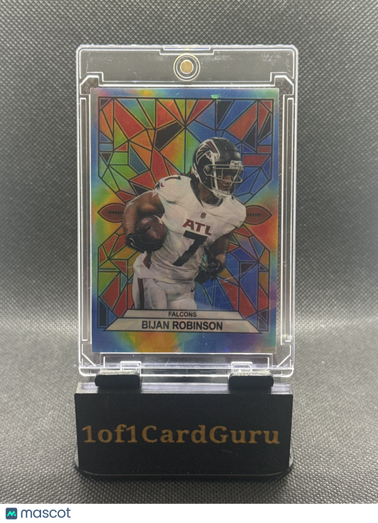2025 Bijan Robinson #7 Stained Glass/Cracked Ice