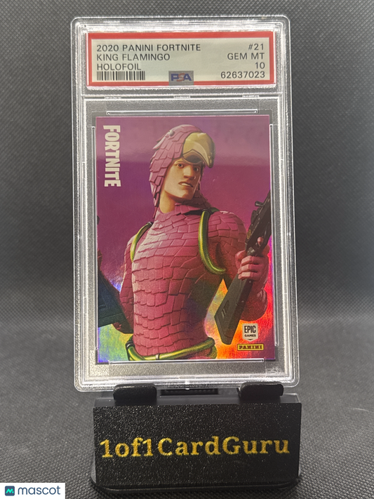 2020 Panini Fortnite King Flamingo #21 PSA 10