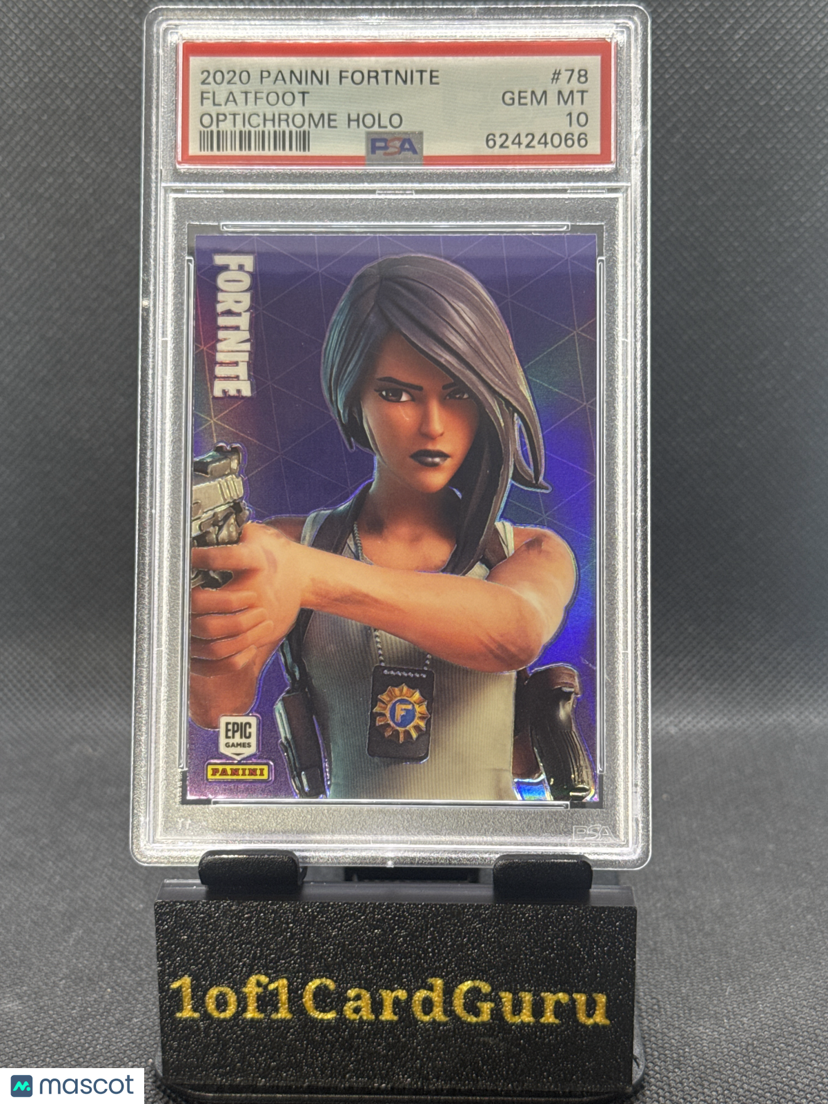 2020 Panini Fortnite Flatfoot Hologram #78 PSA 10