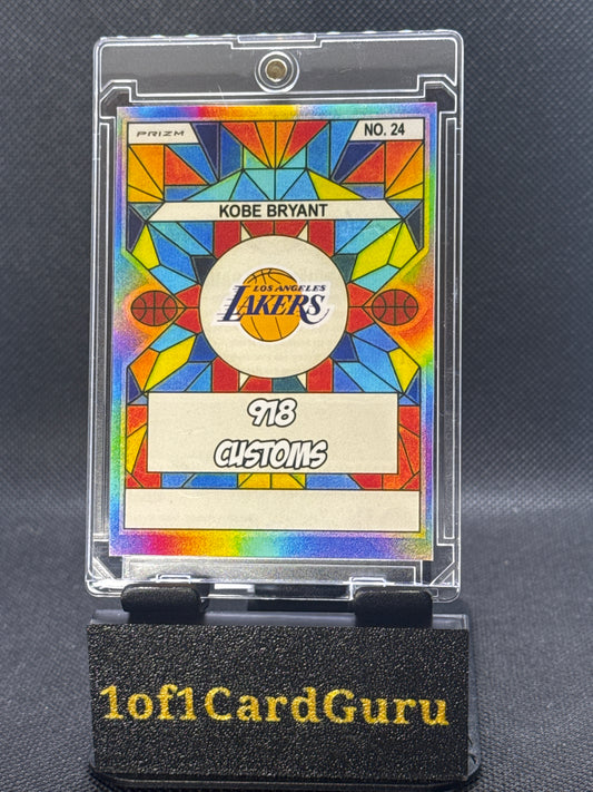 Kobe Bryant Custom Stained Glasd