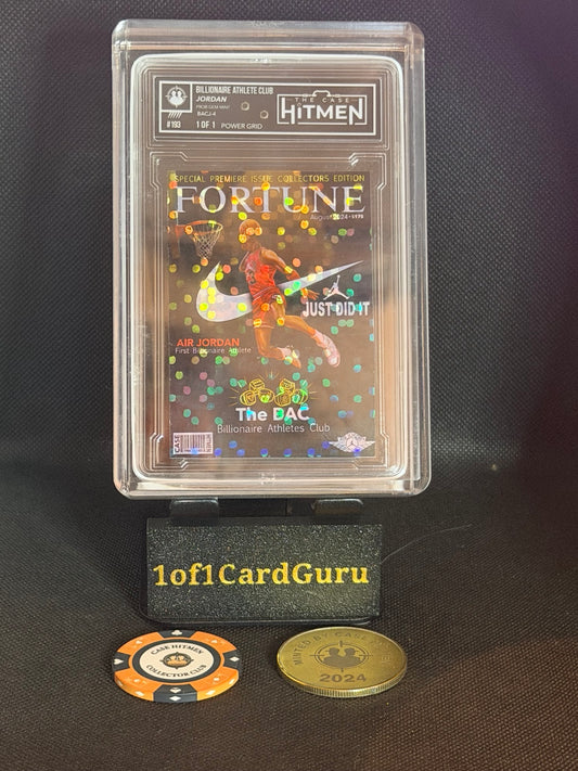 Jordan Hitmen Power Grid 1/1 front in display case