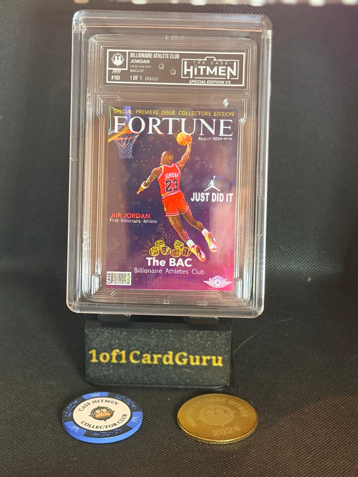 Front Jordan BACJ-37 Disco Special Edition V3 1/1 with case and chips
