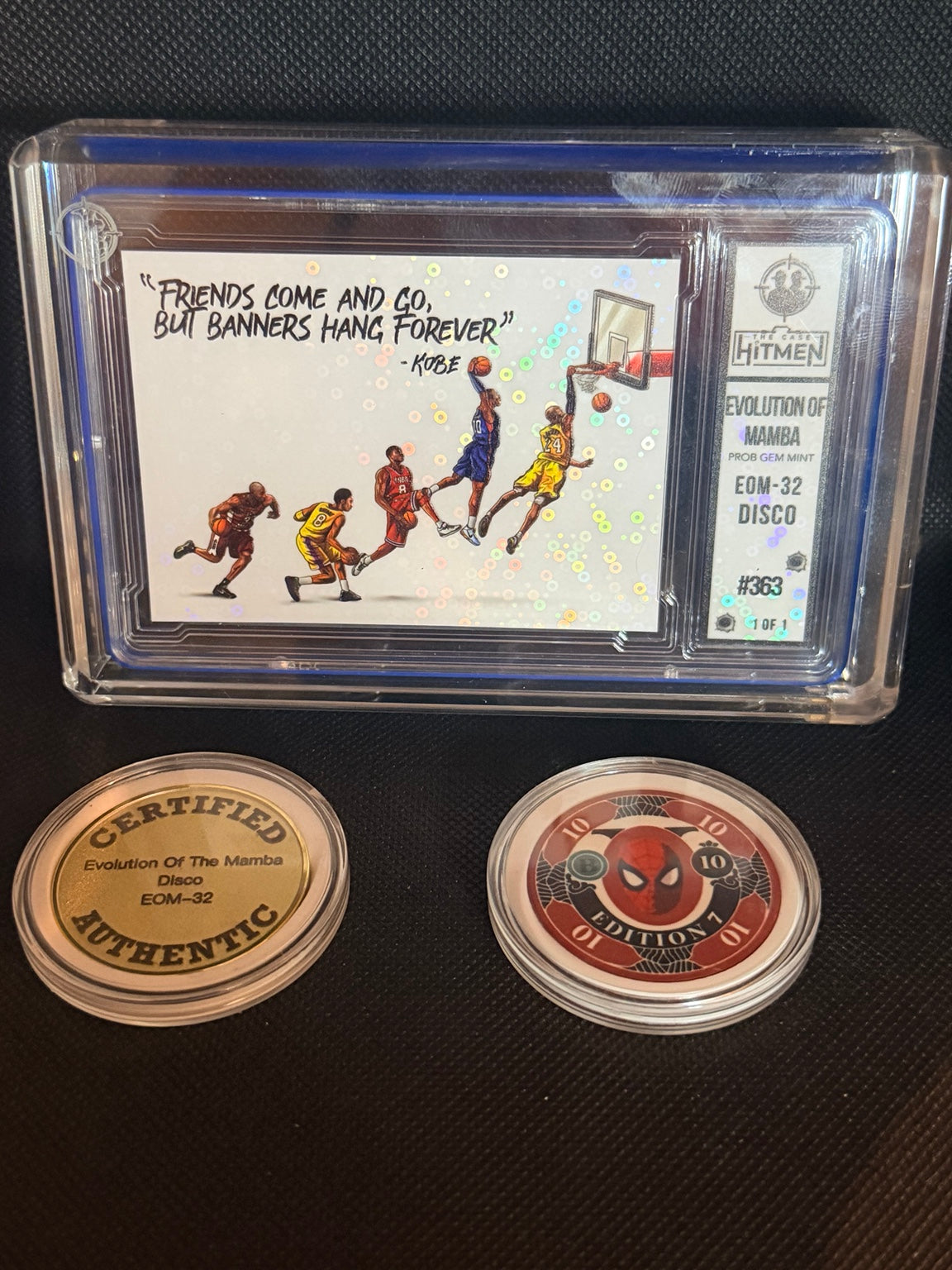 Kobe Bryant Evolution of Mamba Disco 1/1 front, alternate angle