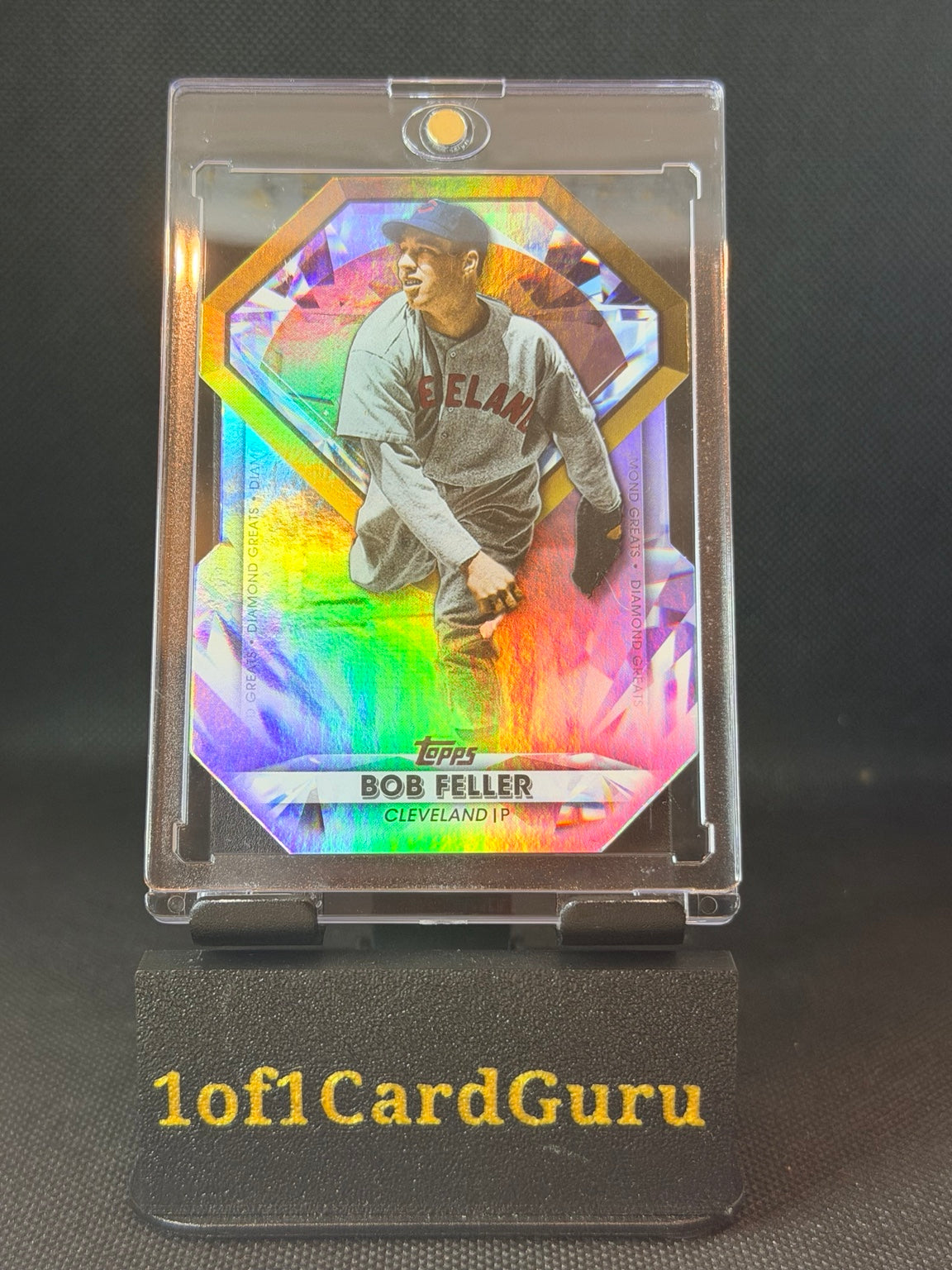 2022 Topps Update Bob Feller Diamond Greats Die-Cuts #DGDC-59 front