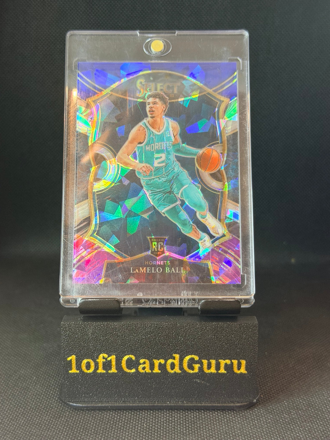 2020-21 Select LaMelo Ball Concourse Prizm Rookie #63 front