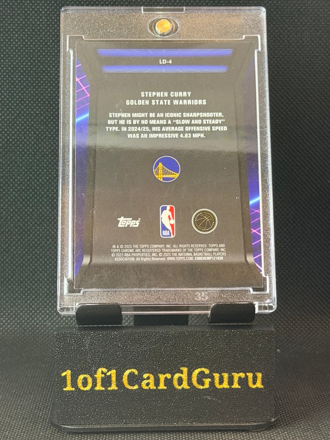 2025-26 Topps Chrome Loading Stephen Curry #LD-4