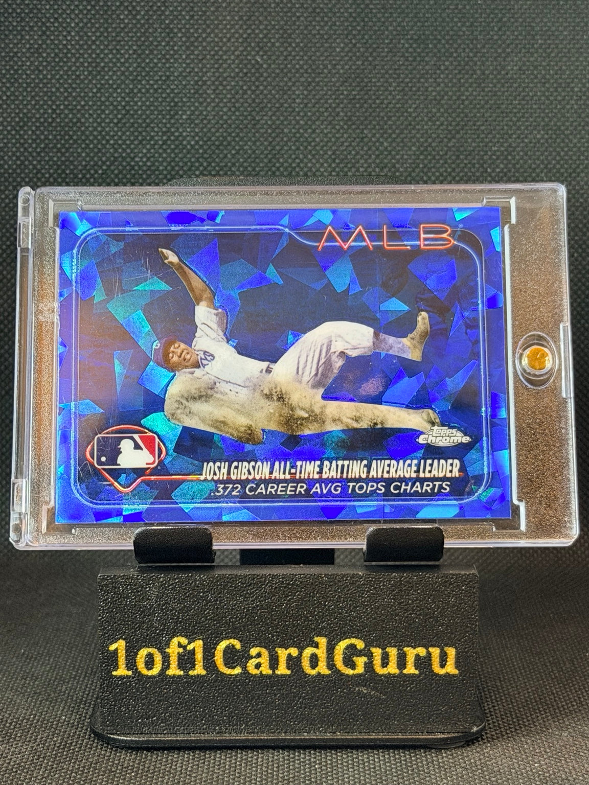 2024 Topps Chrome Update Sapphire Josh Gibson All-Time Batting Average Leader #USC191 — front