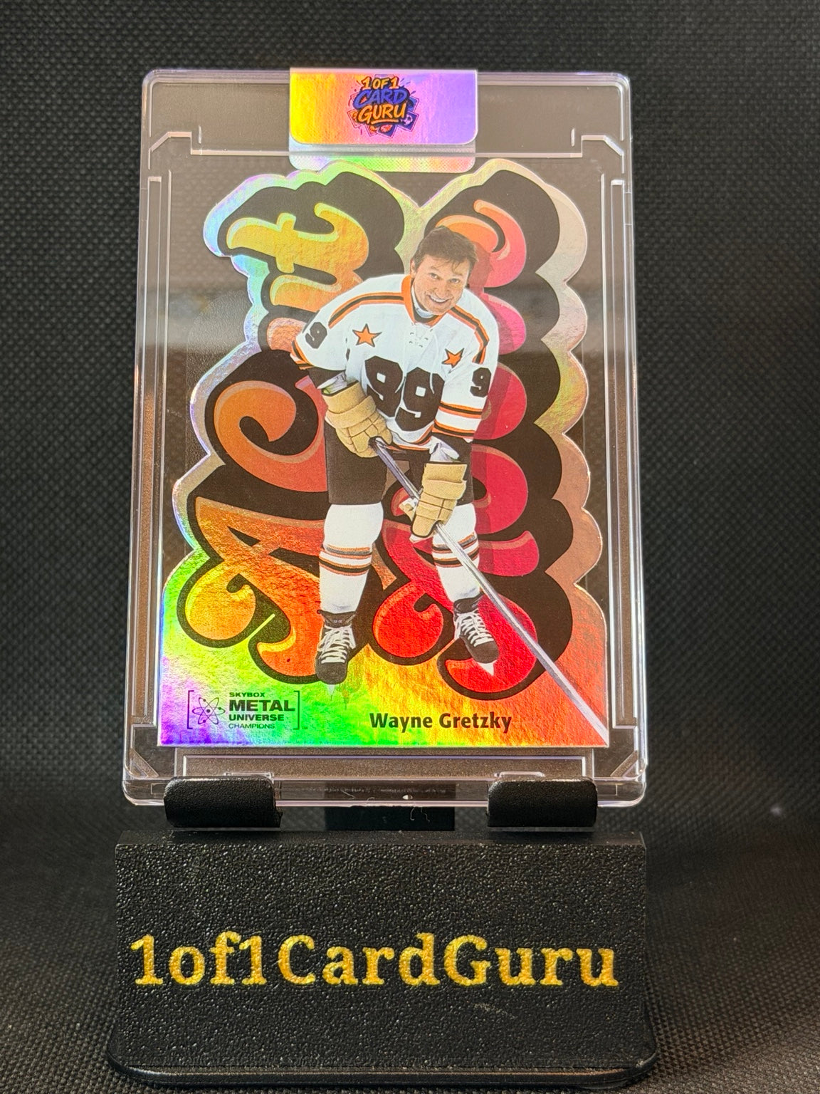 2021 SkyBox Metal Universe Champions Wayne Gretzky A Cut Above #ACA-5 Die-Cut — front