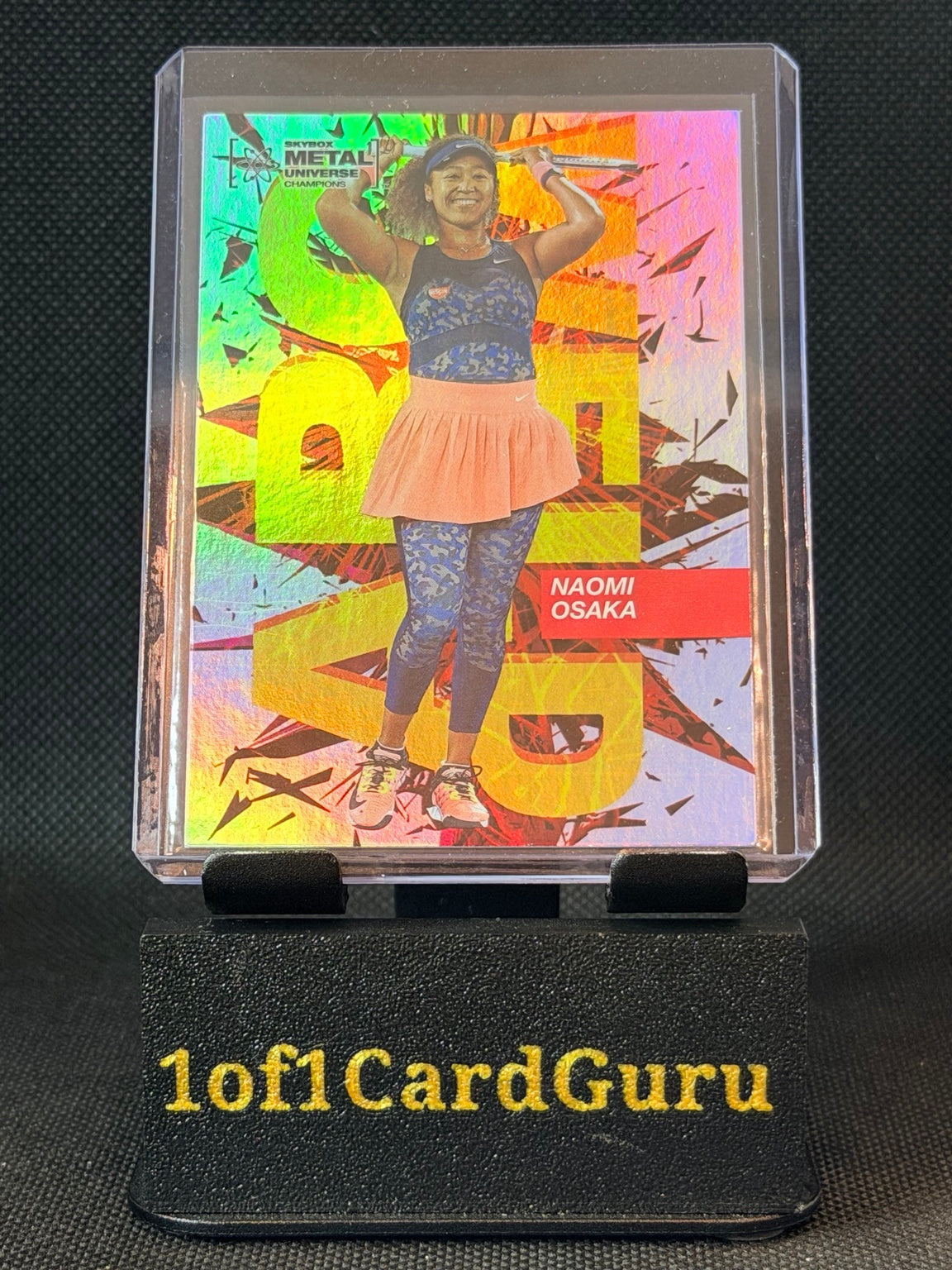 2021 SkyBox Metal Universe Champions Naomi Osaka Arc Weld #AW-17 — front