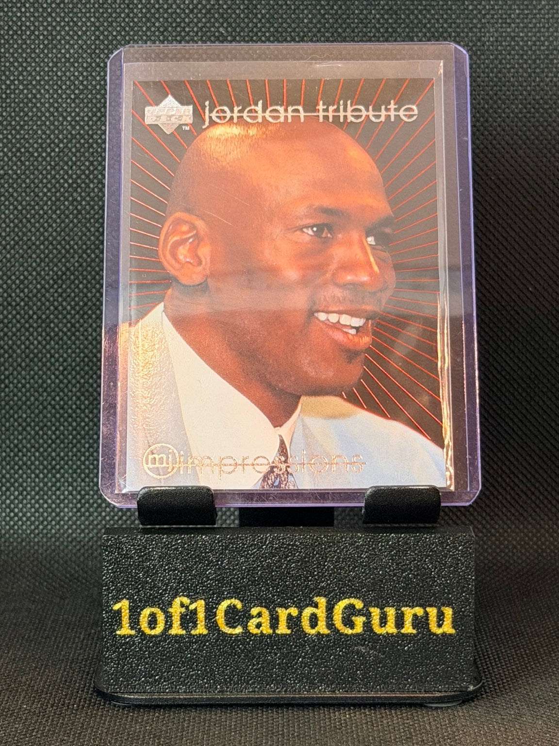 1997-98 Upper Deck Michael Jordan Tribute MJ Impressions #MJ41 — front