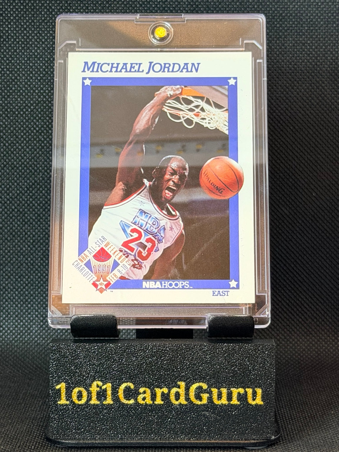 1991-92 NBA Hoops Michael Jordan All-Star #253 — front