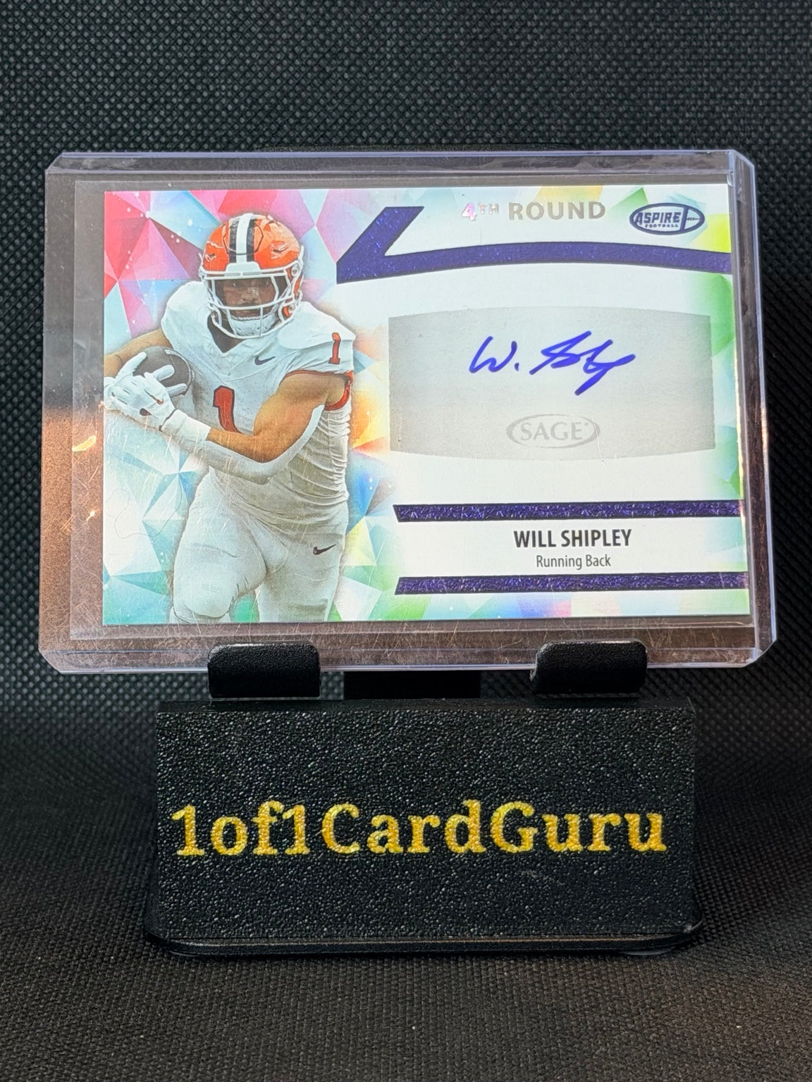 2024 SAGE Aspire Will Shipley Rookie Autograph #ASP-WS — front