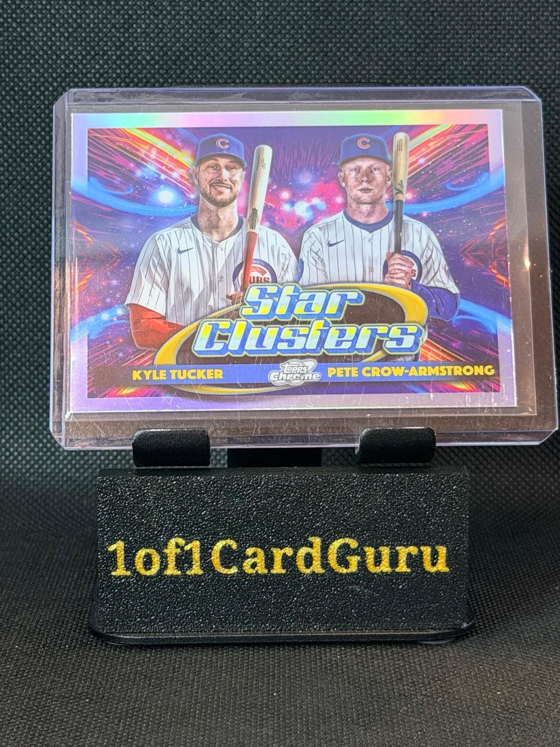2025 Topps Cosmic Chrome Star Clusters Kyle Tucker / Pete Crow-Armstrong #DSC-7 — front