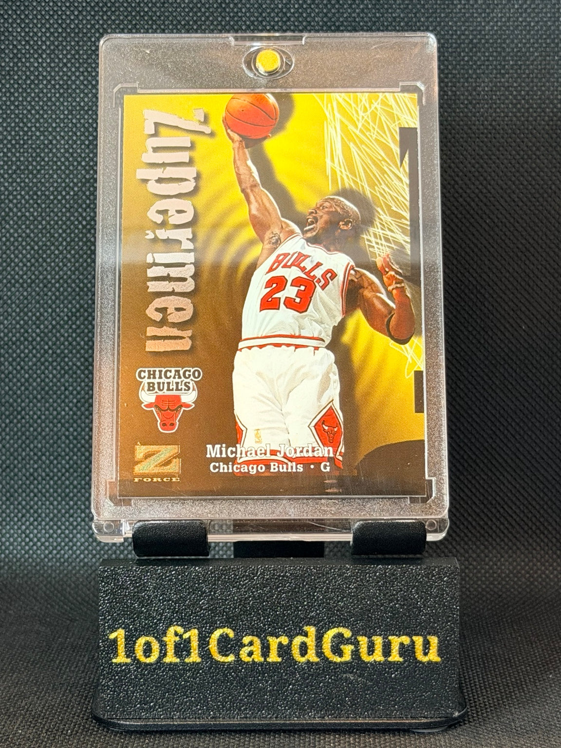 1997-98 SkyBox Z-Force Michael Jordan Zupermen #190 — front