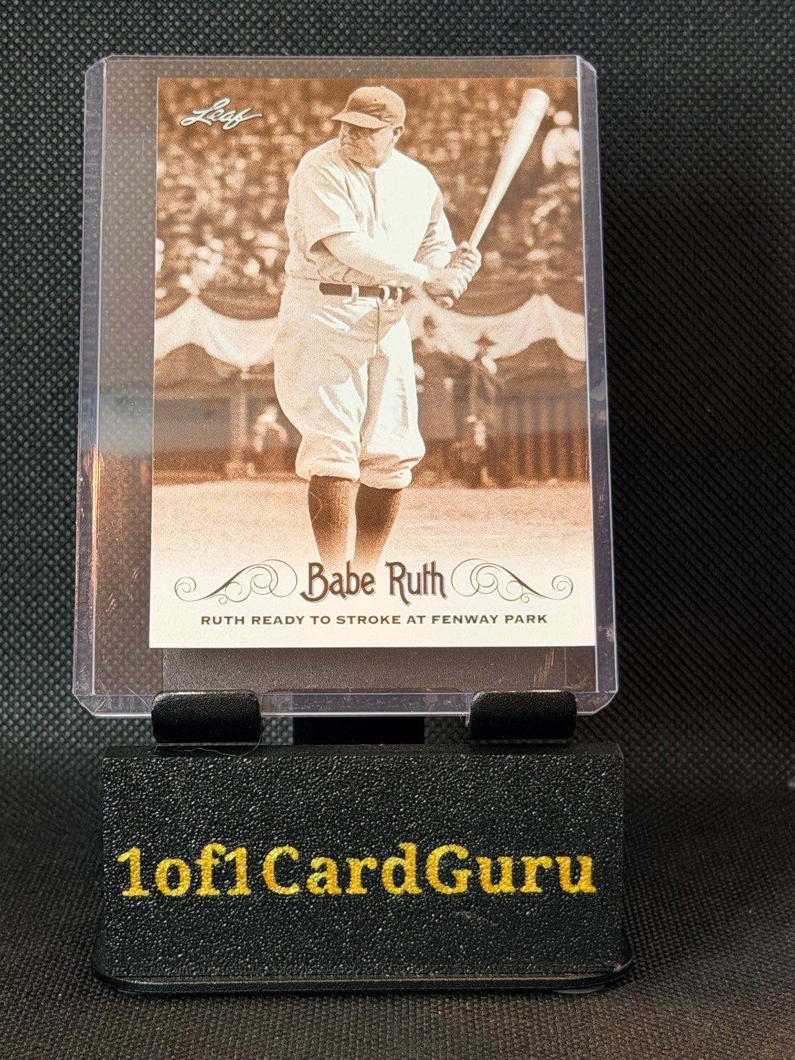 2016 Leaf Babe Ruth Collection #39 — Fenway Park — front