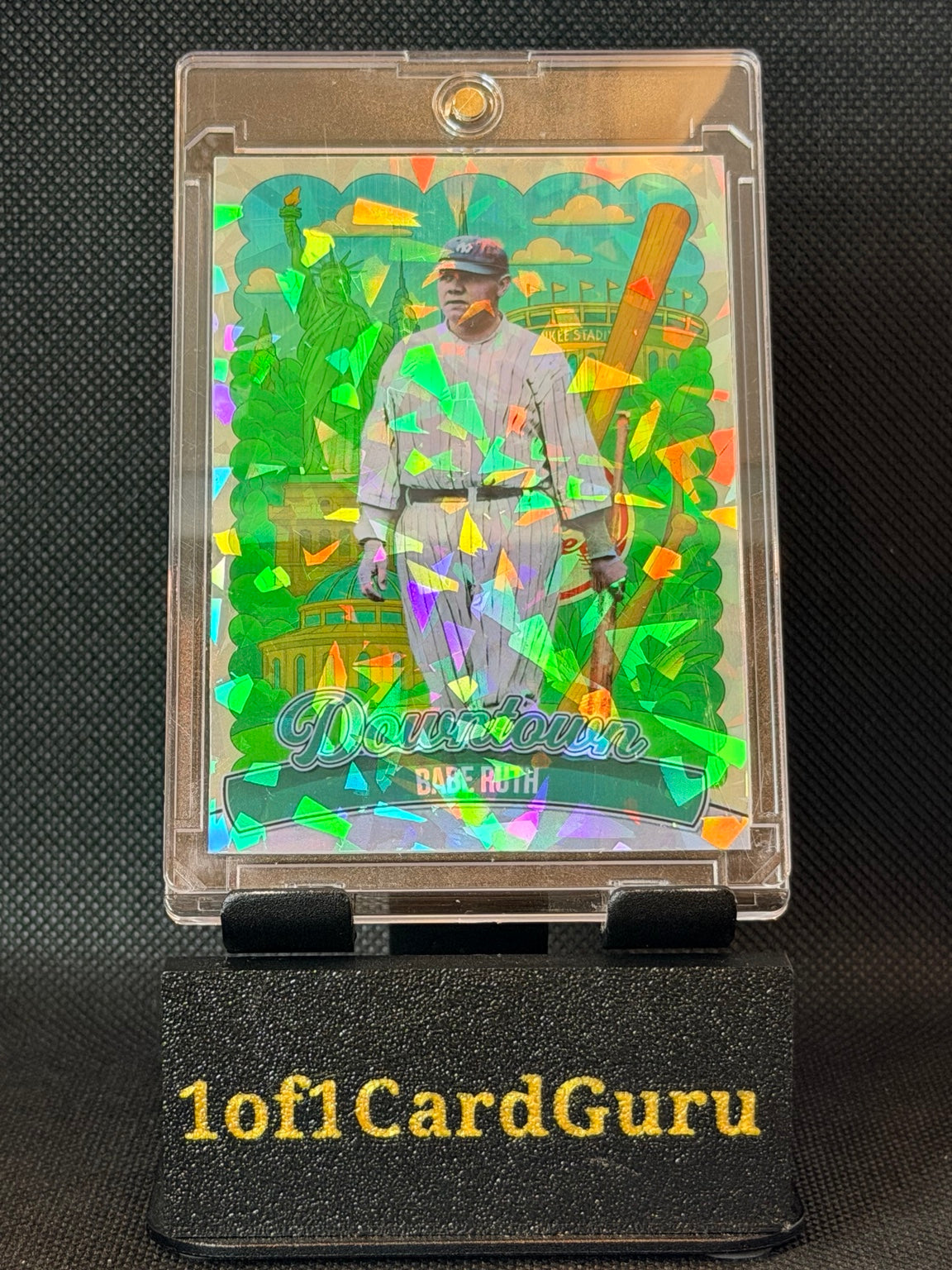 Babe Ruth Downtown-Style Holographic Custom Art Card — 918 Customs — front