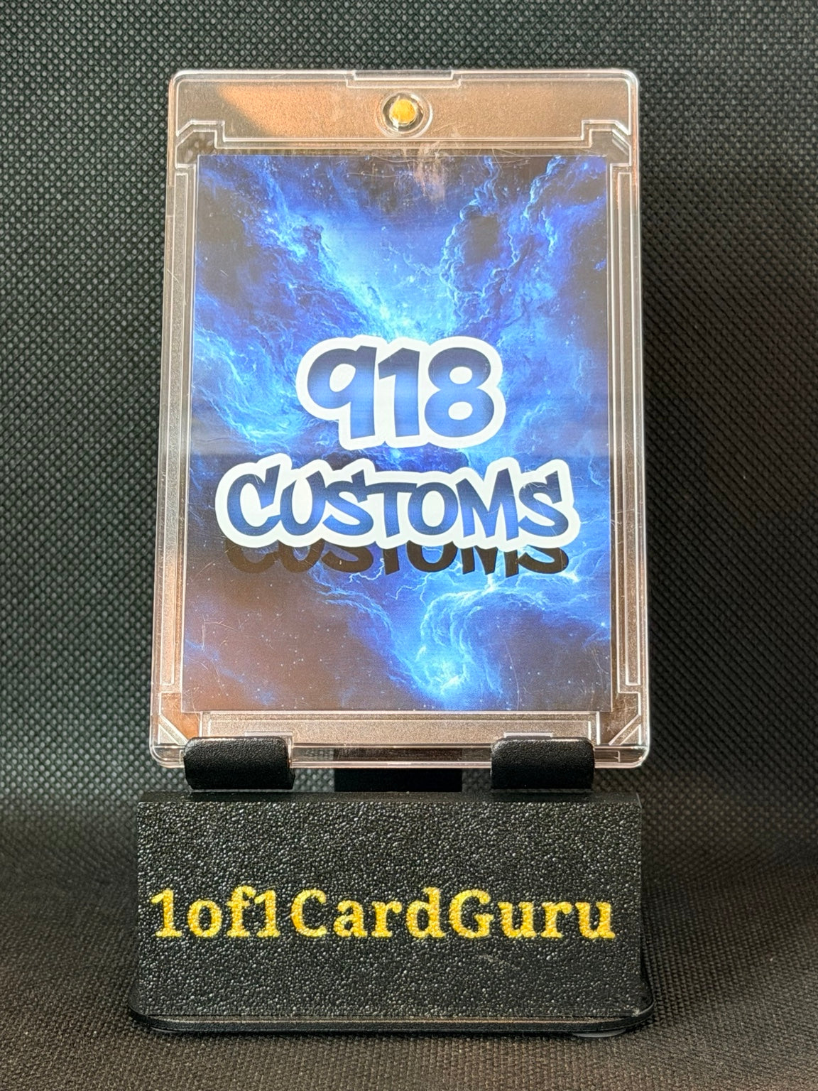 J.J. McCarthy Downtown-Style Holographic Custom Art Card — 918 Customs — back