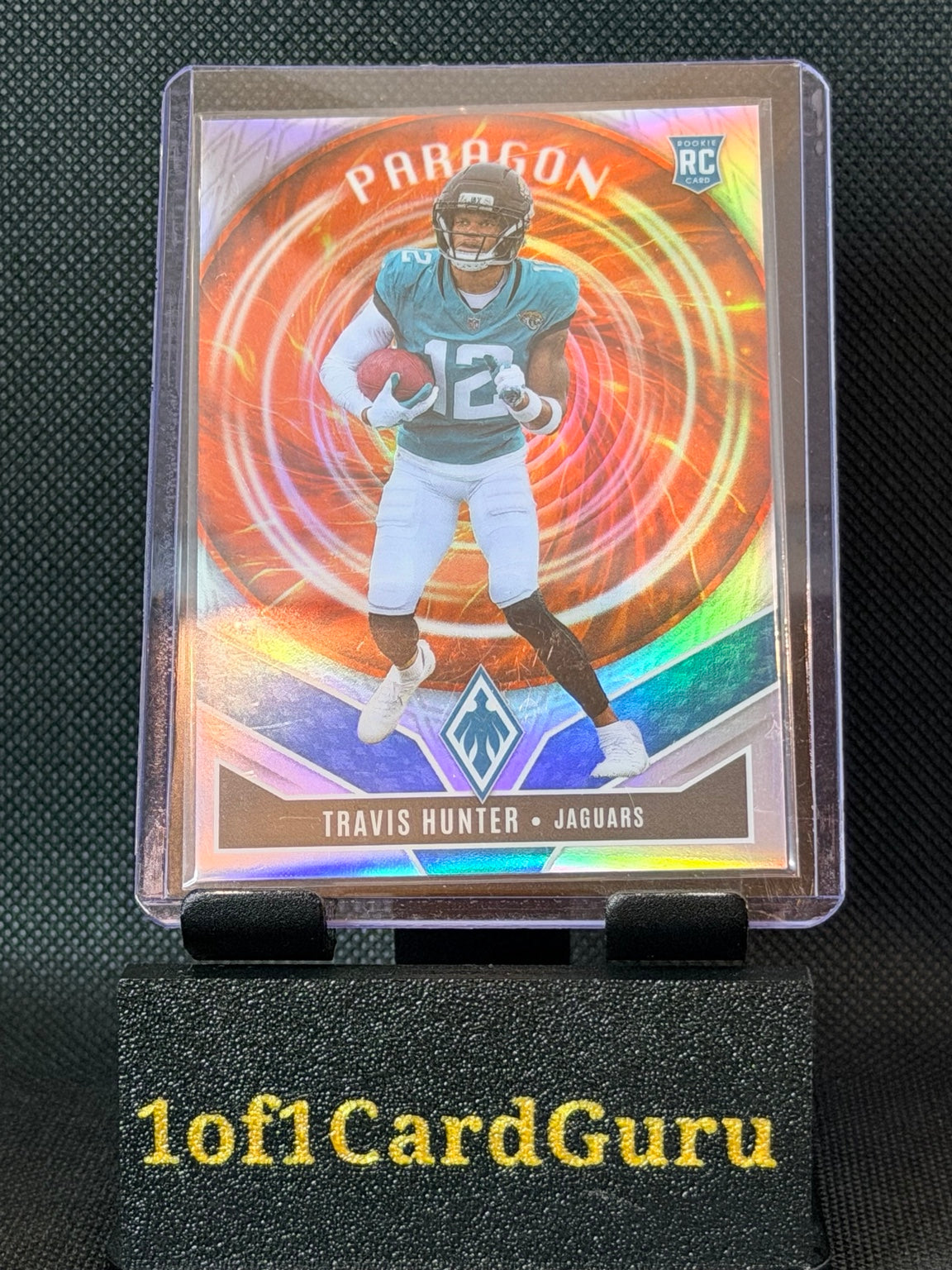 2025 Panini Phoenix Paragon Travis Hunter #12 Rookie — front