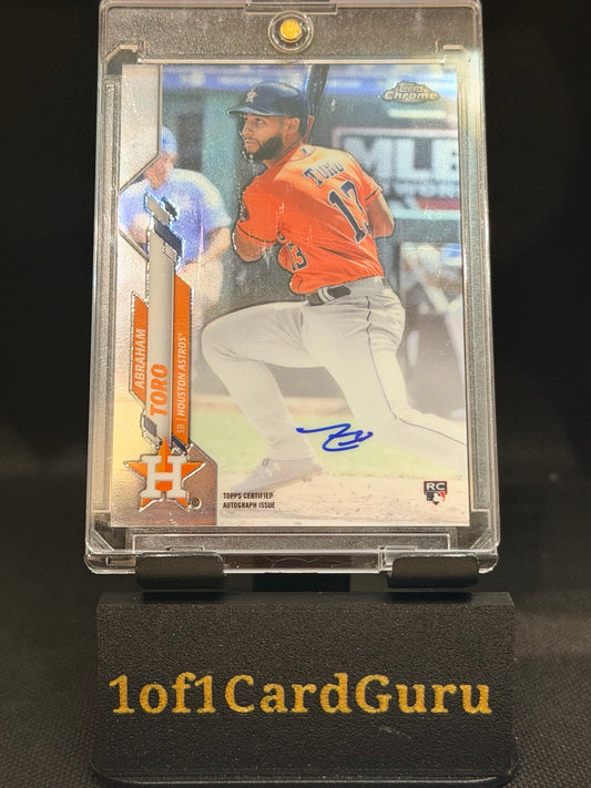 2020 Topps Chrome Abraham Toro Rookie Autograph #RA-AT front