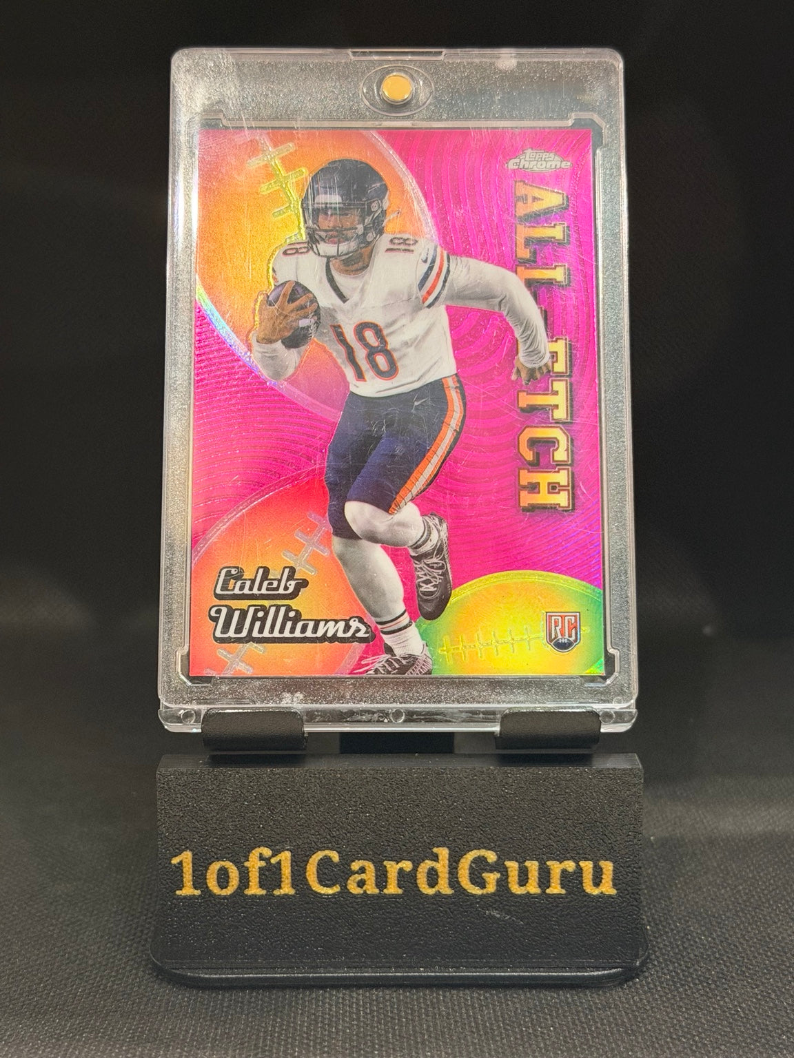 2024 Topps Chrome Caleb Williams All-Etch Rookie #CAE-CW front