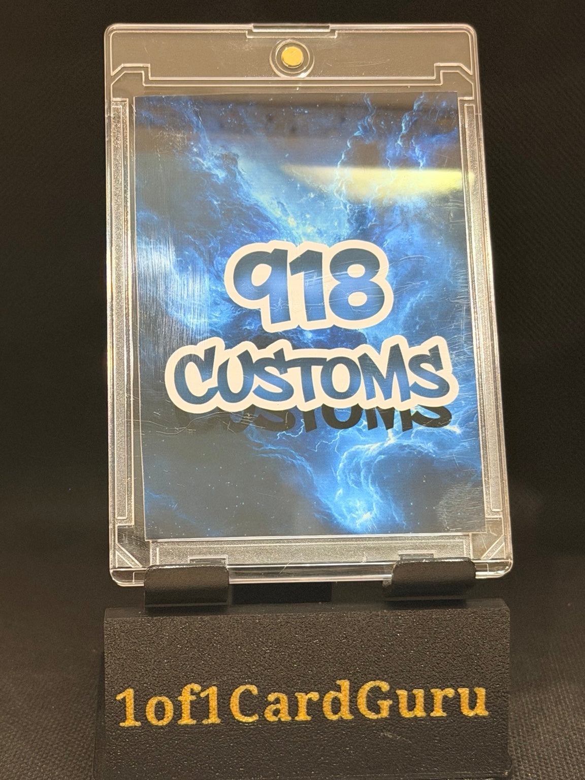 Puka Nacua Downtown-Style Cracked Ice Holographic Custom Card – 918 Customs – back