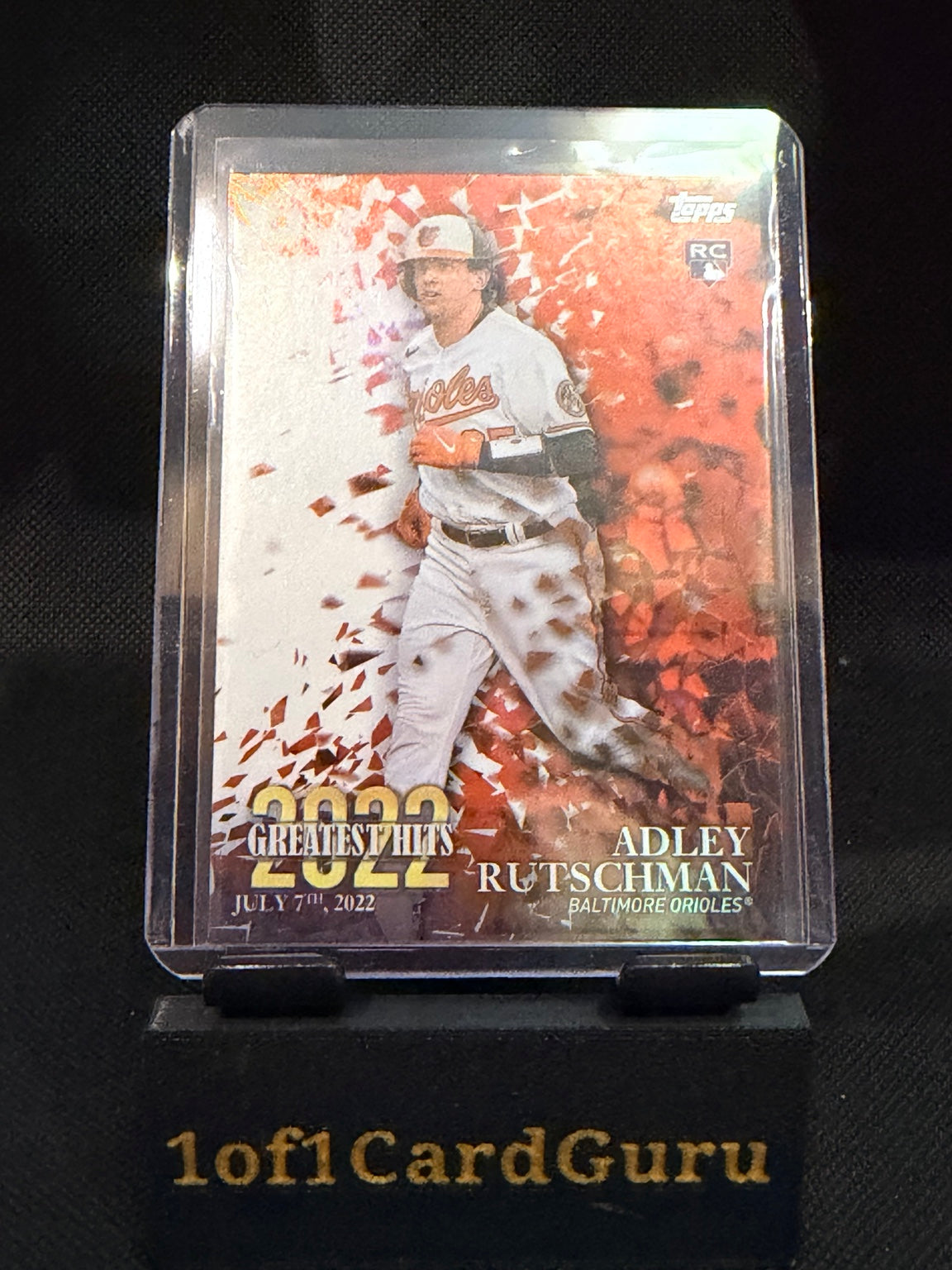 2023 Topps Adley Rutschman RC – 2022 Greatest Hits #22GH-23 — front