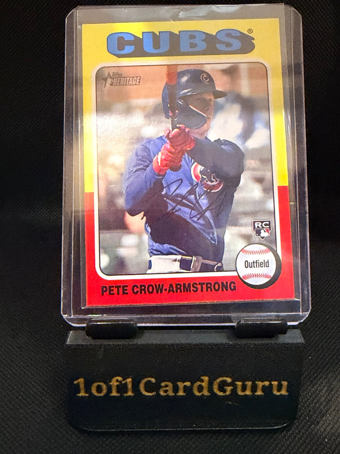 2024 Topps Heritage Pete Crow-Armstrong Rookie #177 — front