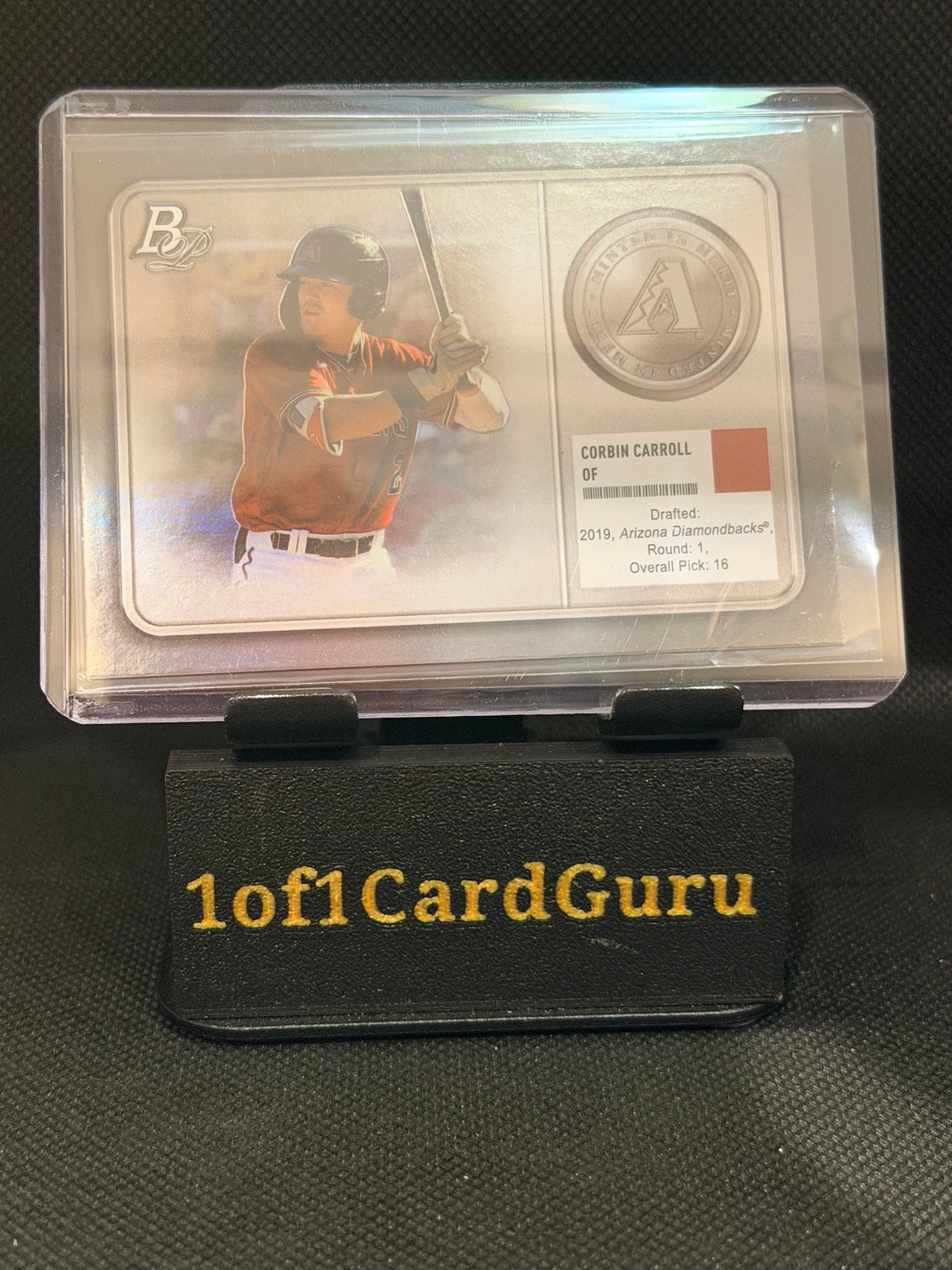 2022 Bowman Platinum Corbin Carroll Minted in Merit #MM-1 — front